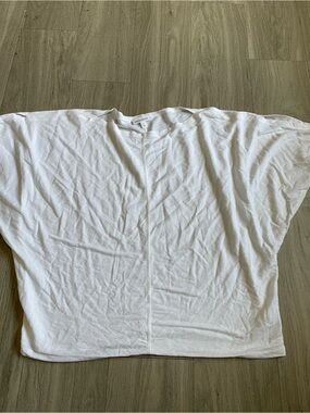 Prologue White Oversized Crew Neck Short Sleeve Tee